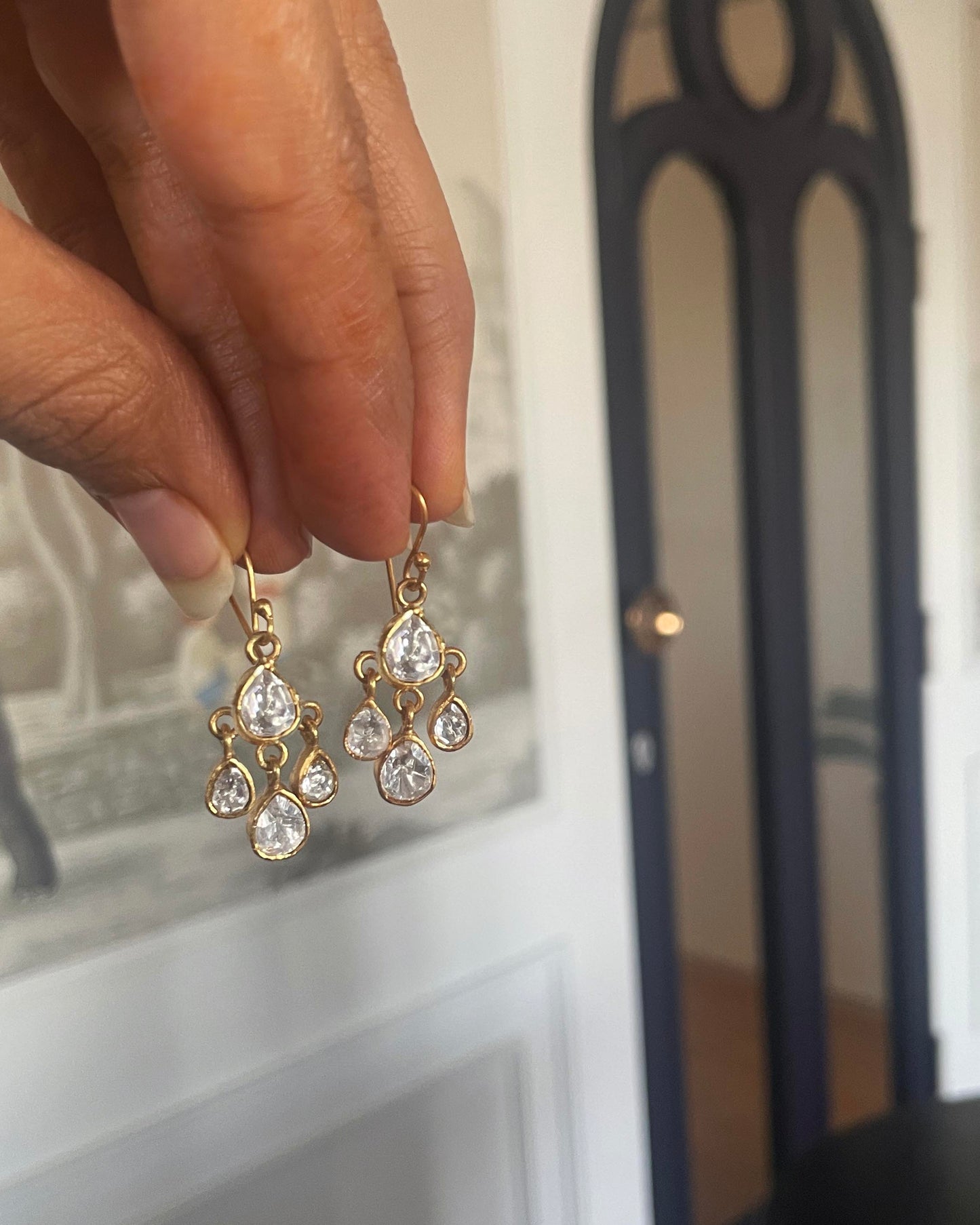 Nargis Fish Hoop Earrings