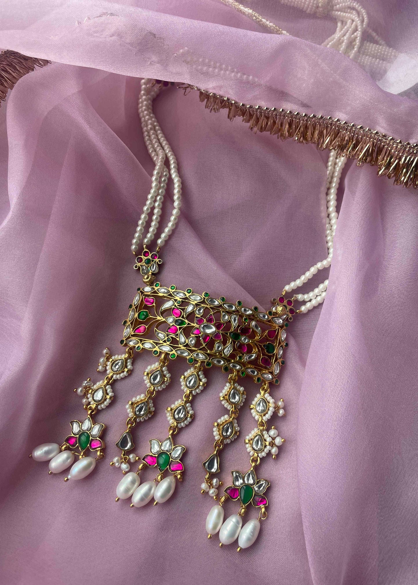 Manjari Jadau Necklace