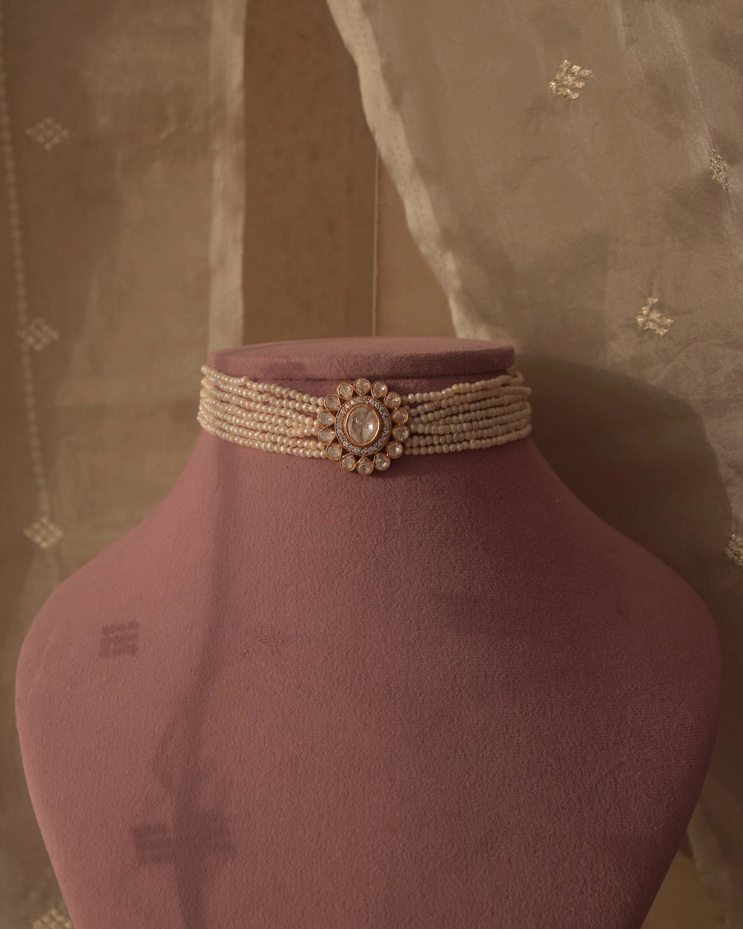 Gulrukh Polki Choker