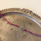 925 Silver Radhe Rakhi for bhabhi