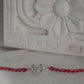 Pearl Flower 92.5 Silver Rakhi