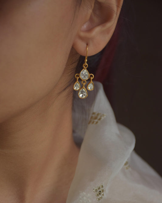 Nargis Fish Hoop Earrings
