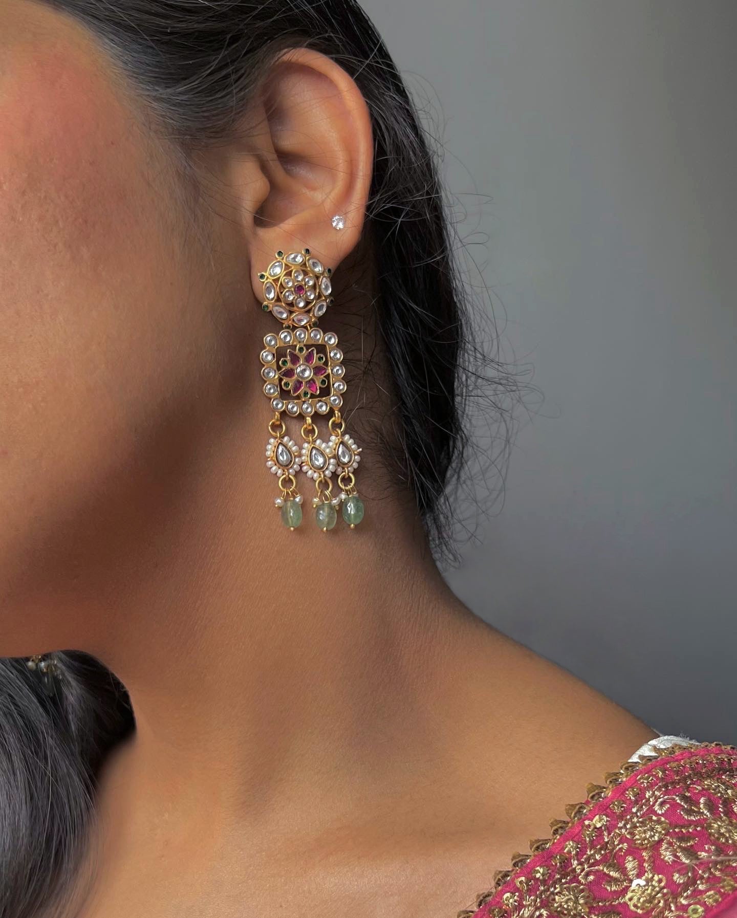 Meera Jadau Earrings