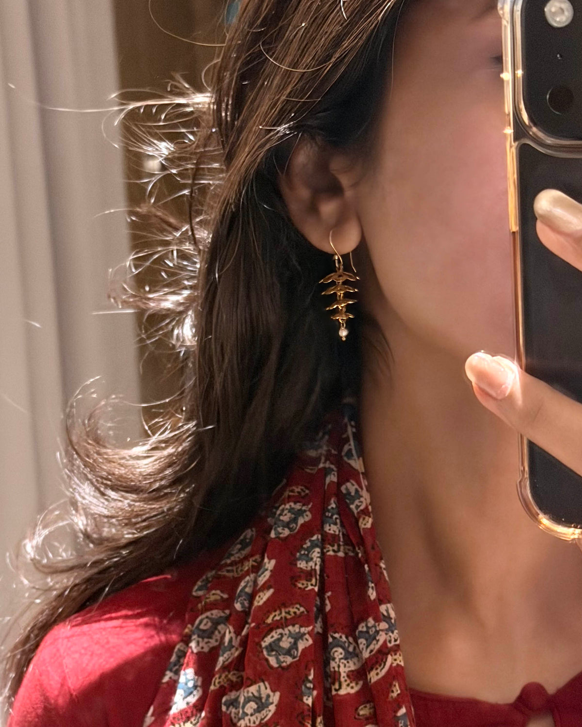 Chutki Sterling Silver Jhumki