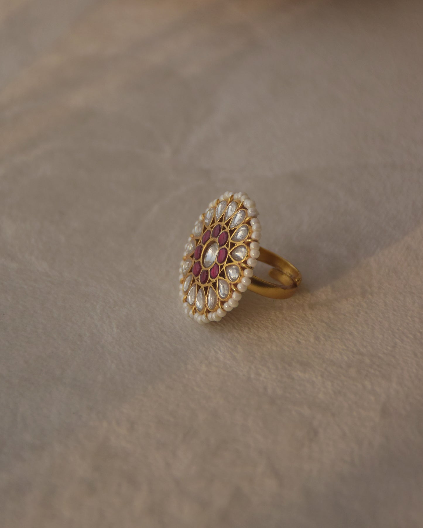 Mannhari Statement Ring