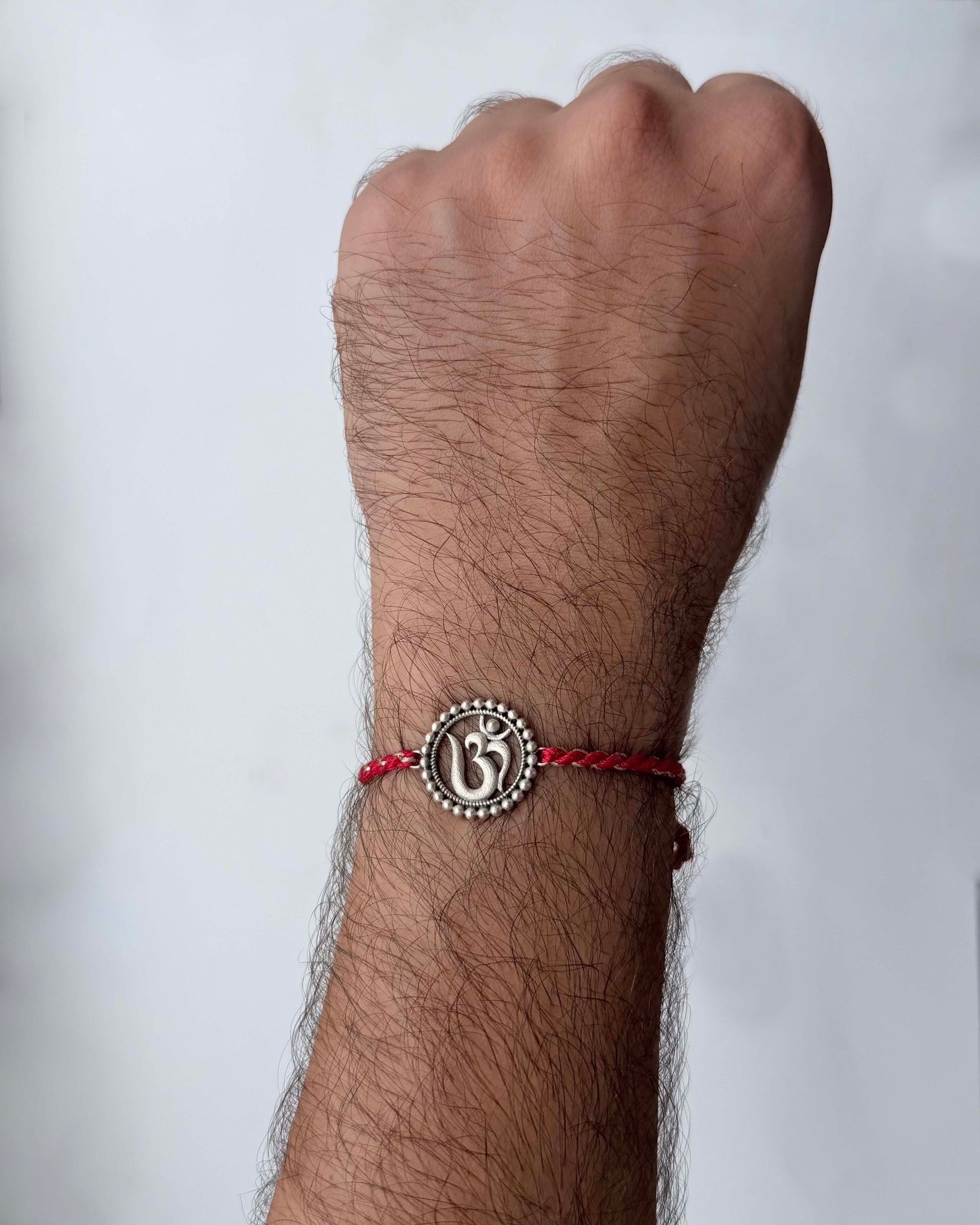 Om 925 Sterling Silver Rakhi
