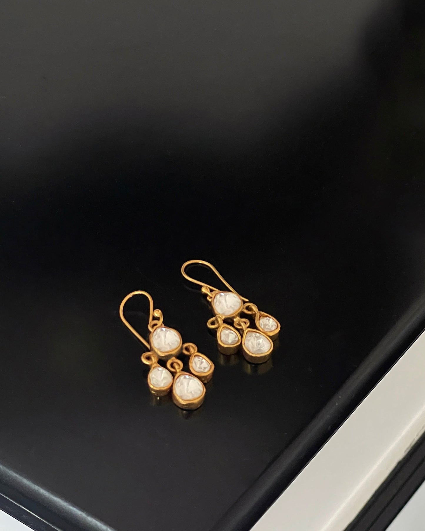Nargis Fish Hoop Earrings