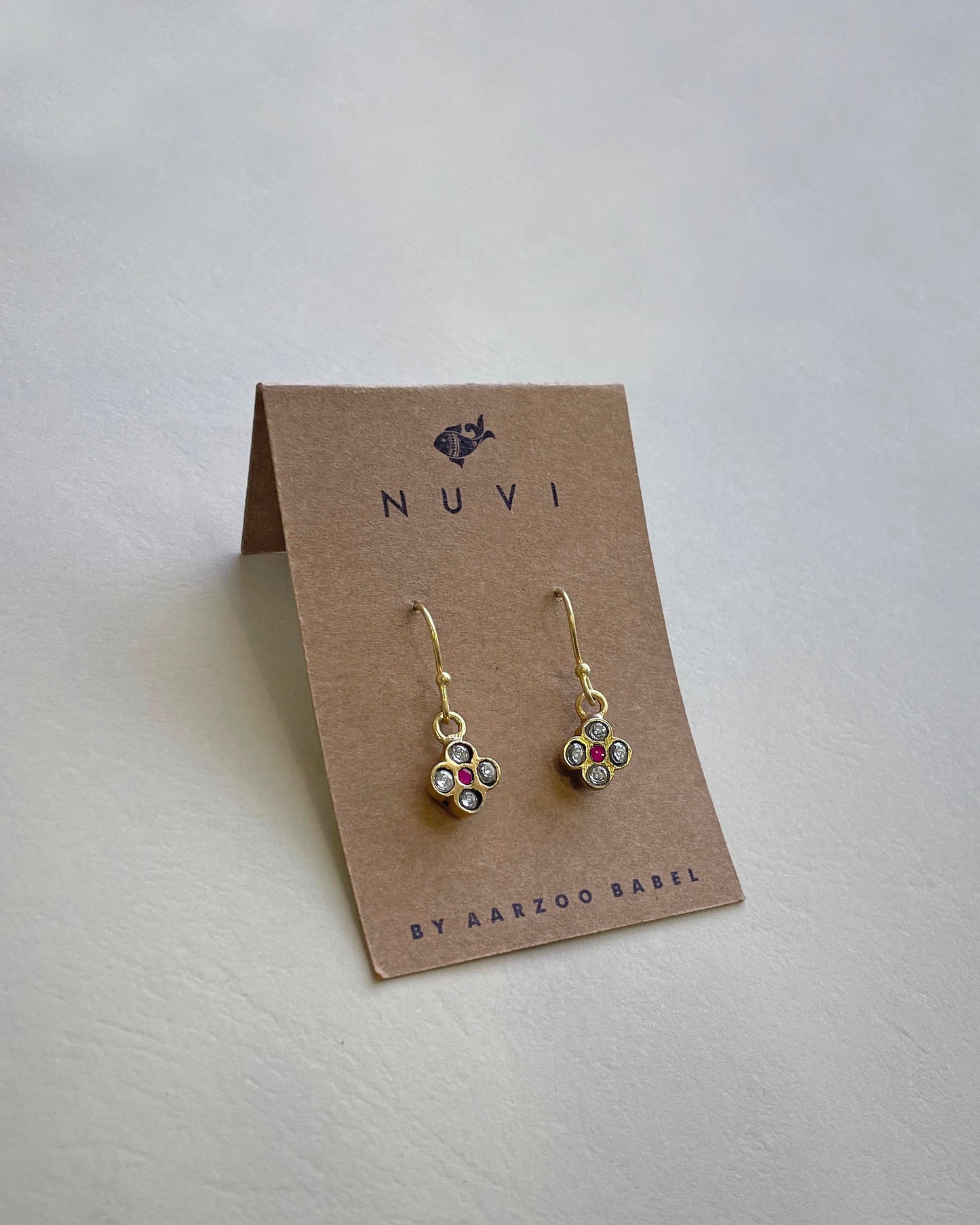 Raatrani Fish Hoop Earrings