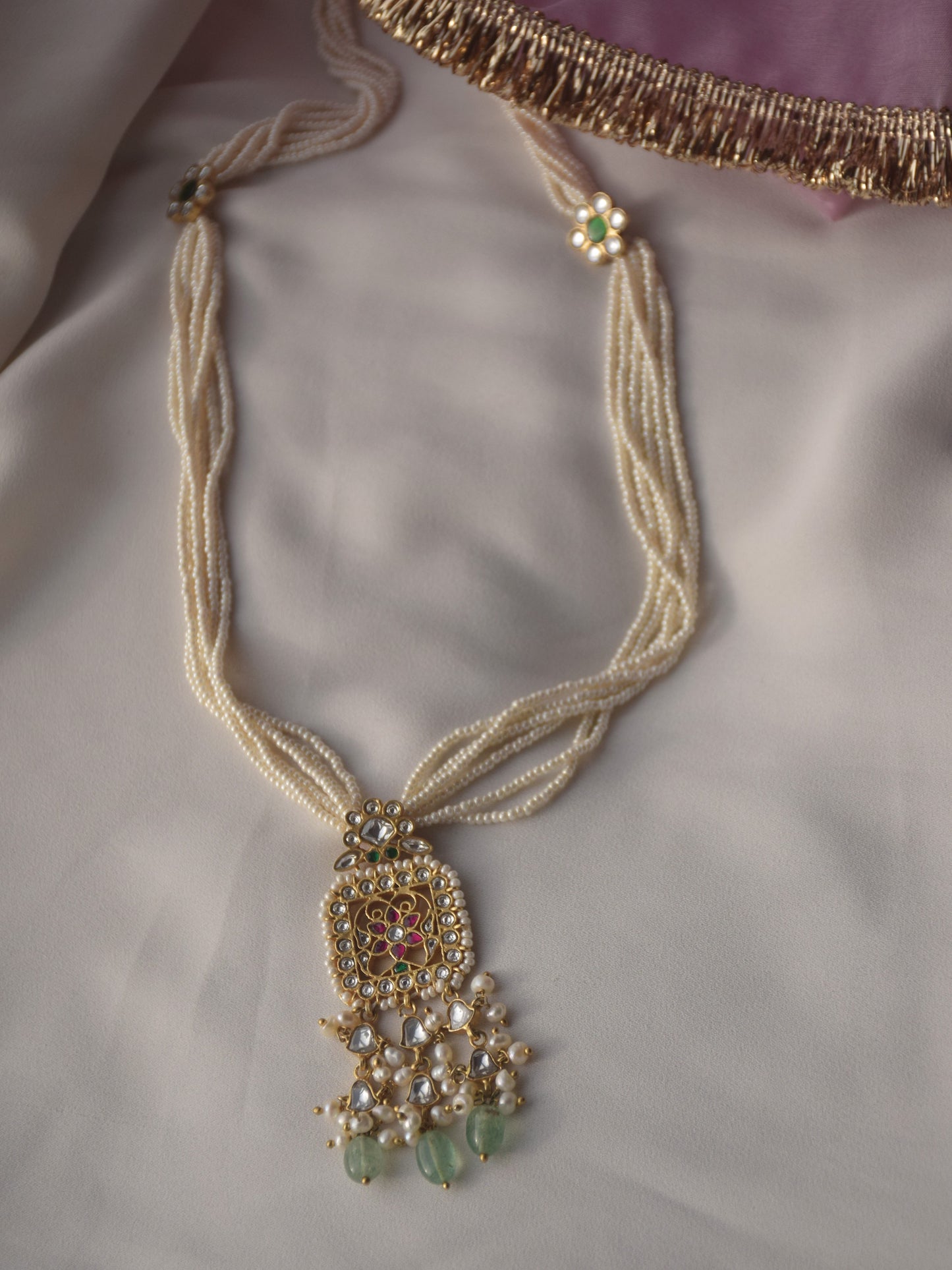 Rani Long Jadau Necklace