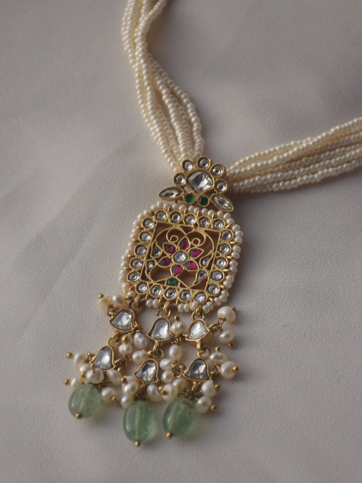 Rani Long Jadau Necklace