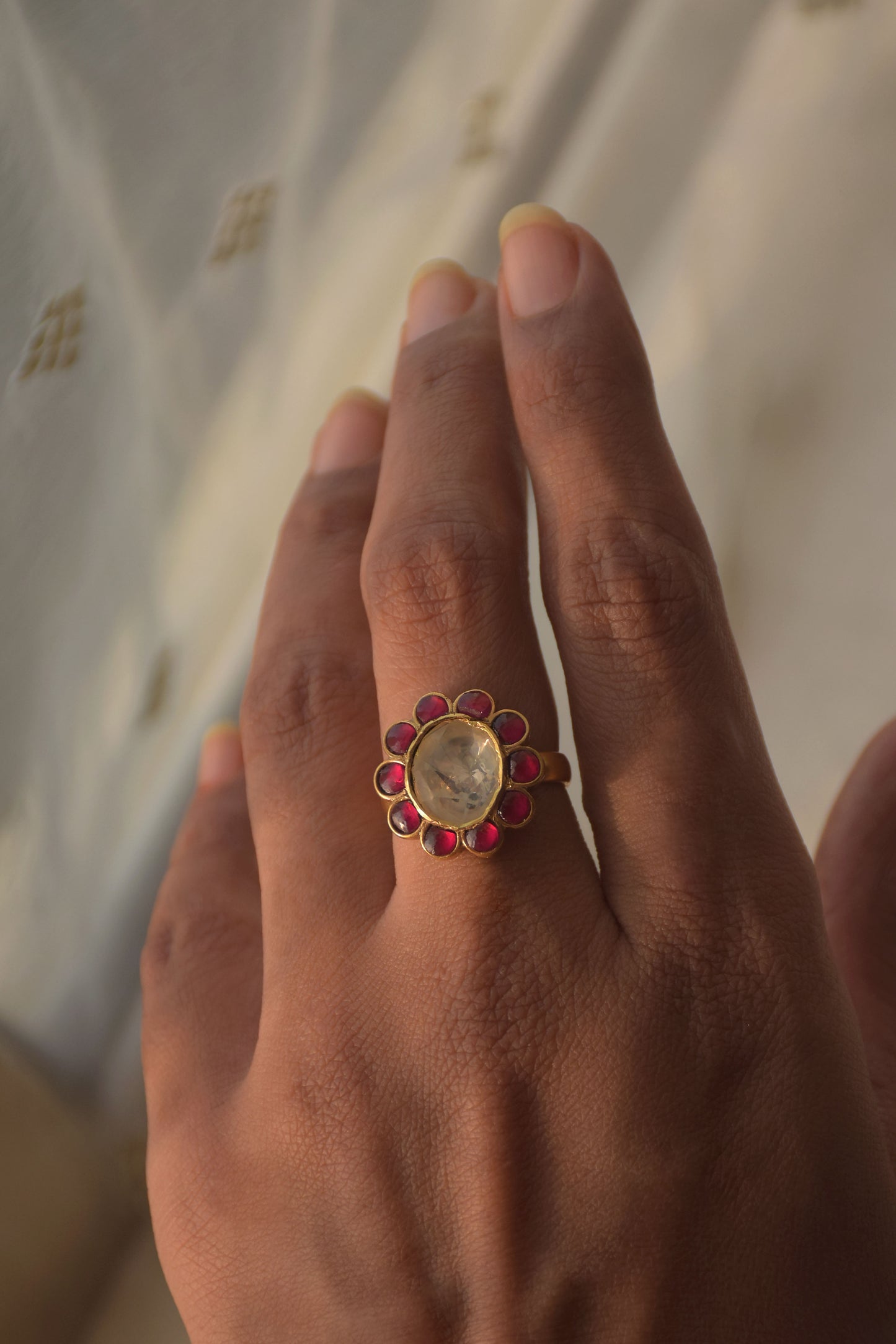 Husna Polki Ring