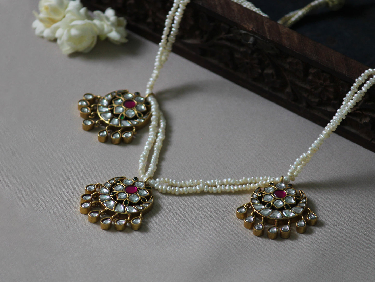 Chand Phool Jadau Necklace