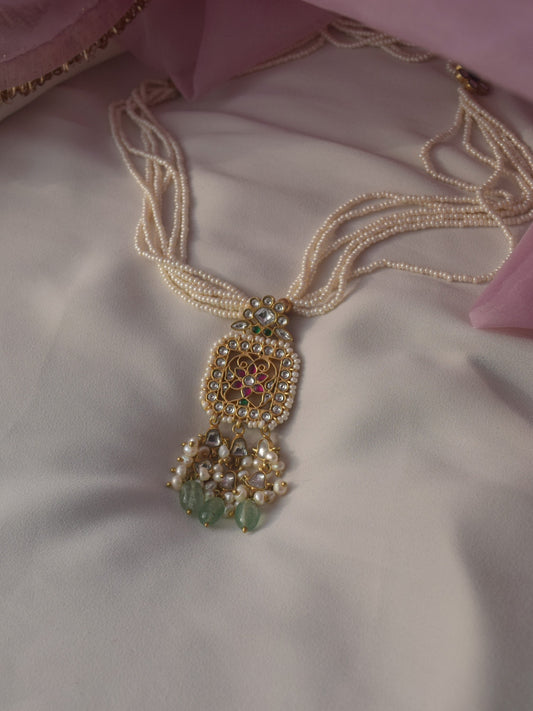 Rani Long Jadau Necklace