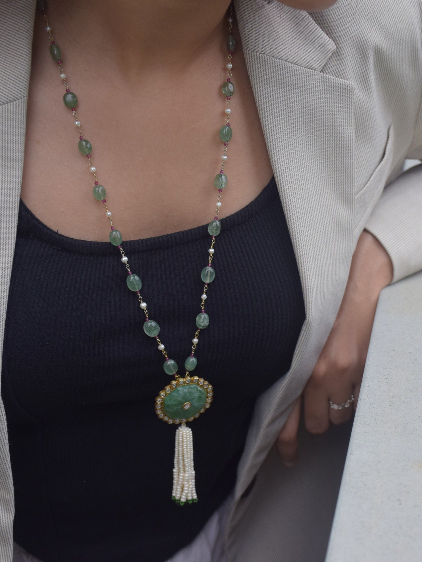 Chandani Tassel Necklace