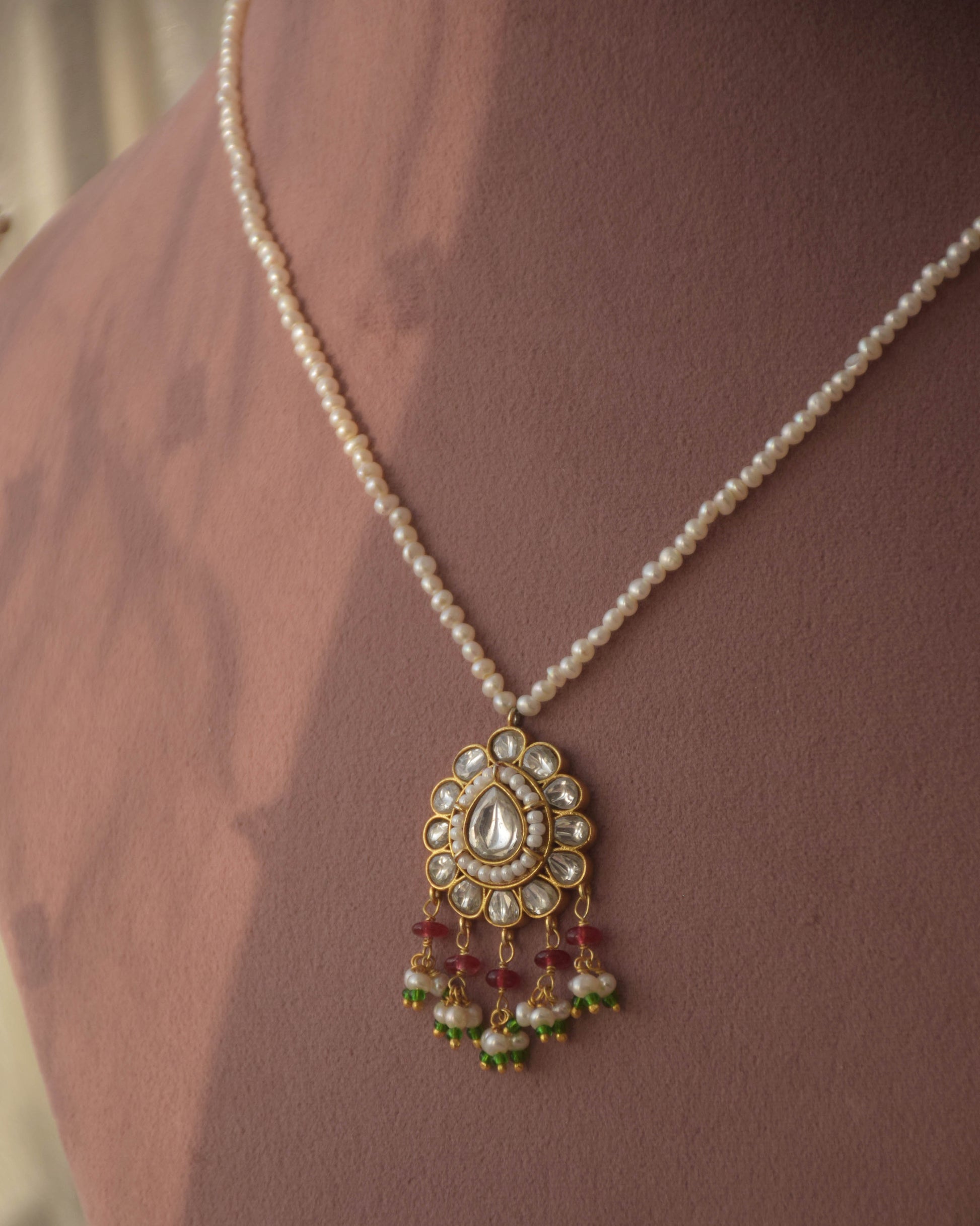 Crafted in 925 Sterling Silver in Freshwater Parls.
