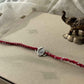 Beautiful 92.5 sterling silver Rakhi crafted with sterling silver and cotton thread