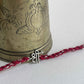 Beautiful 92.5 sterling silver Rakhi crafted with sterling silver and cotton thread