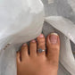 Handmade sterling silver toe ring perfect for everyday ethnic wear