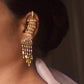 Handcrafted festive kaanchain in 925 silver designed for ethnic and wedding styling | NUVI JEWELS
