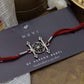 Handcrafted Flower sterling silver rakhi by Nuvi Jewels
