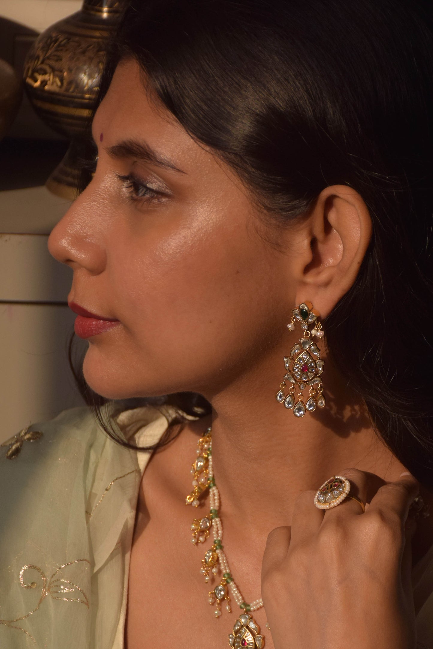 Lalita Jadau Earrings