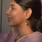 Pihu Jadau Hoop Earrings