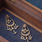 Saadgi Jadau Chandbali Earrings