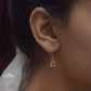 Raatrani Fish Hoop Earrings