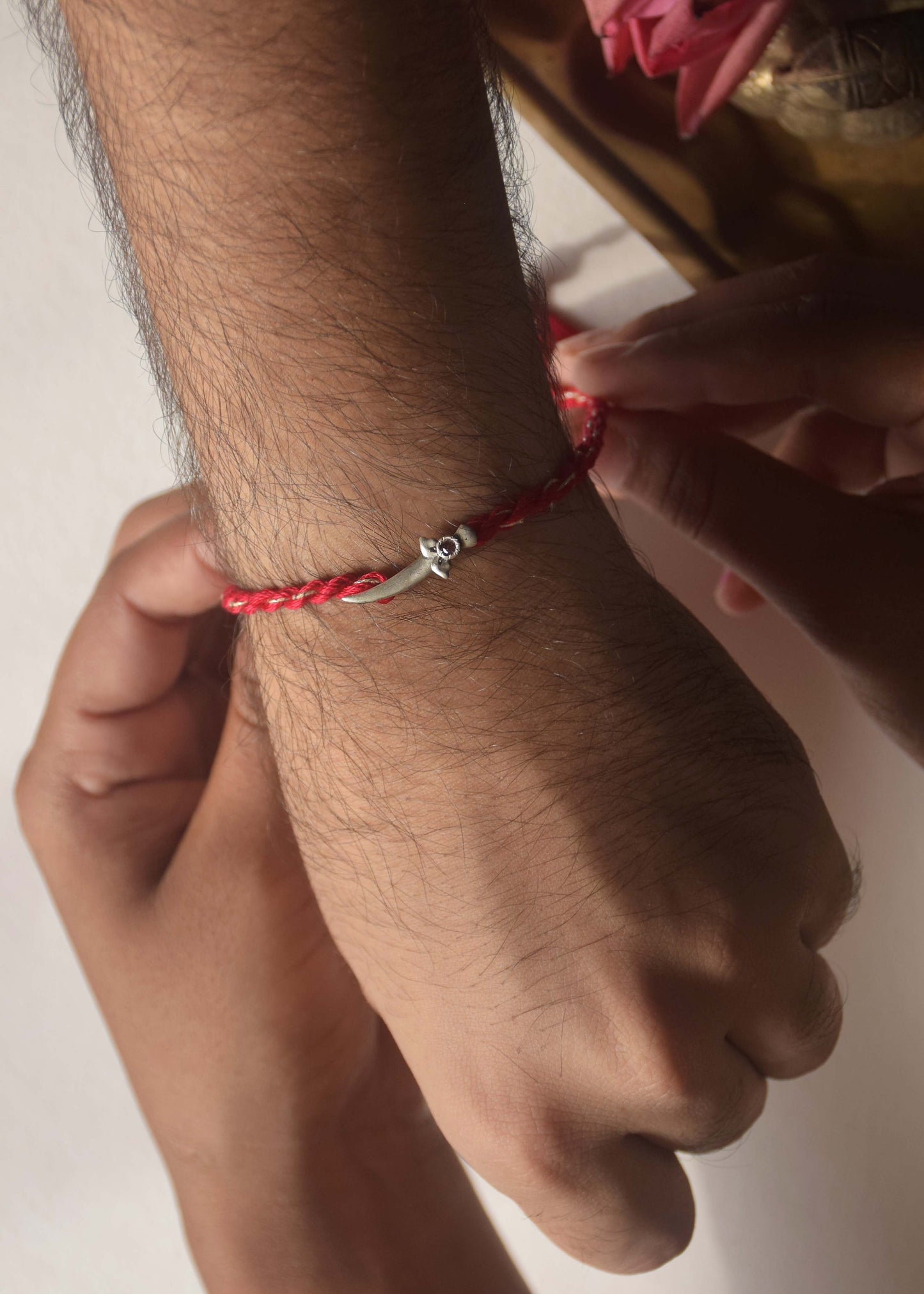 925 Silver Dagger Rakhi – Cool Stylish Chandi Rakhi for Bhaiya Raksha Bandhan 2026 NUVI JEWELS