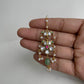 Elegant Nuvi Jewels jadau mangtikka made in 92.5 silver with gold plated finish and freshwater pearls