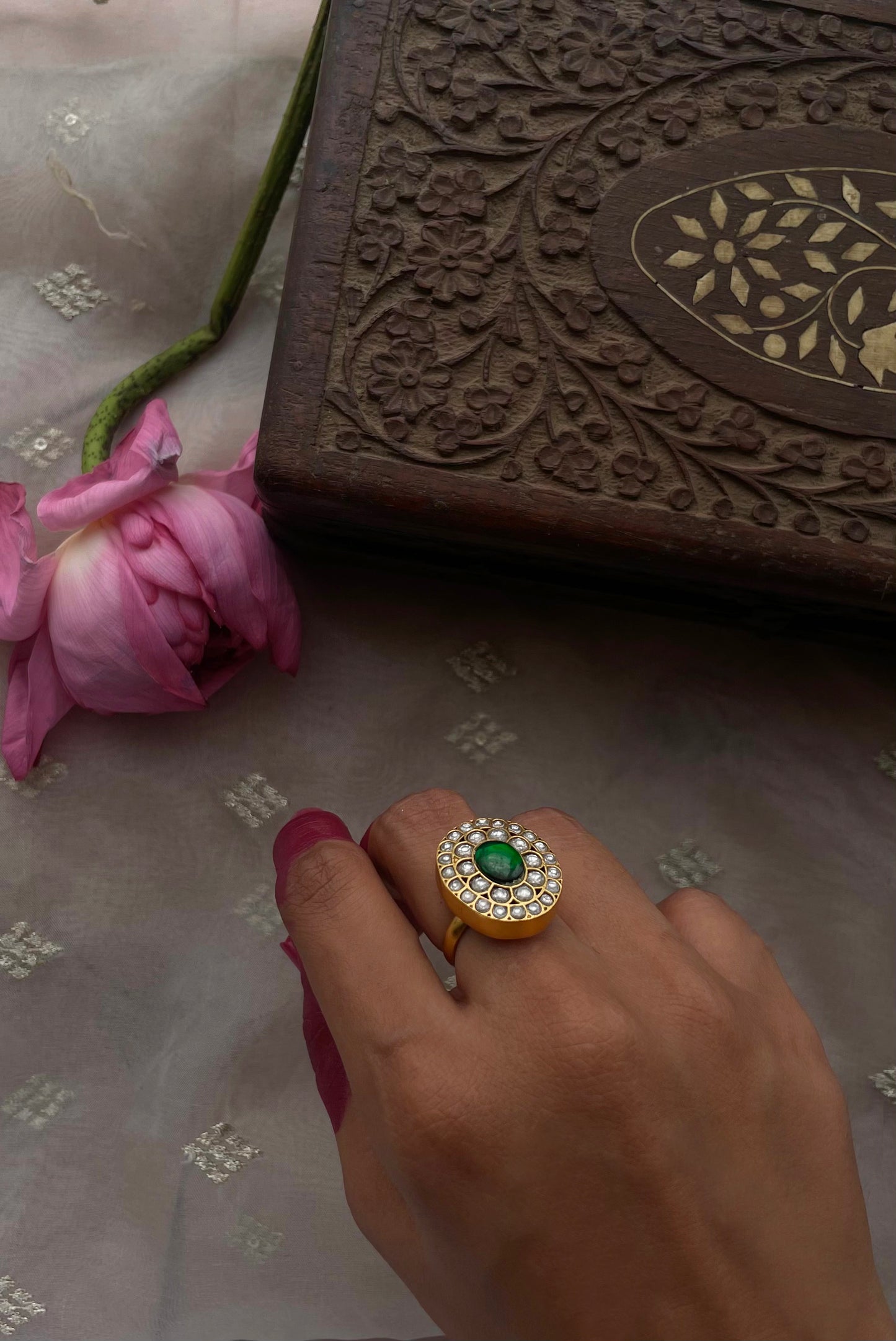 Damini Jadau Ring