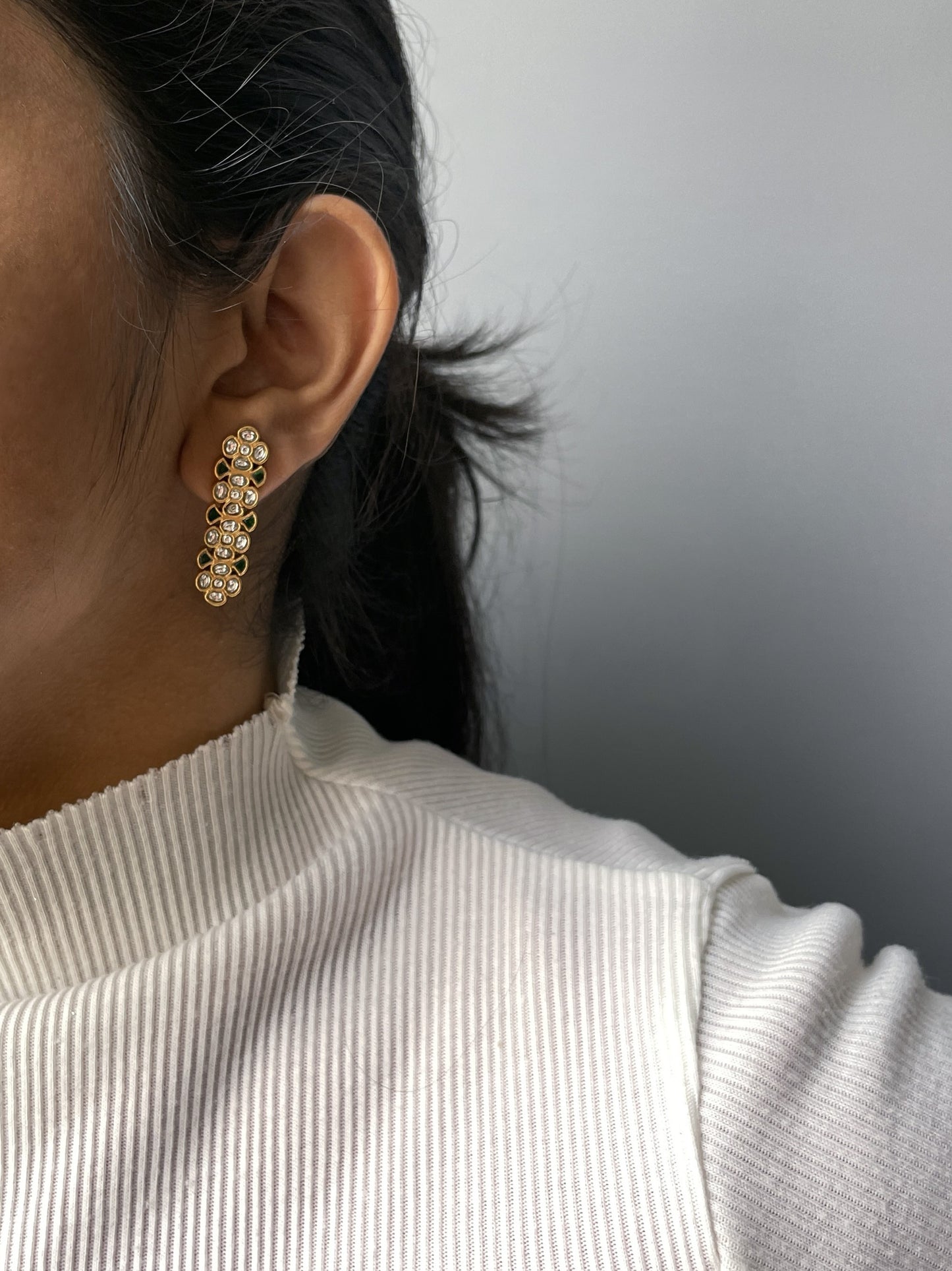 Raatrani Jadau Earrings