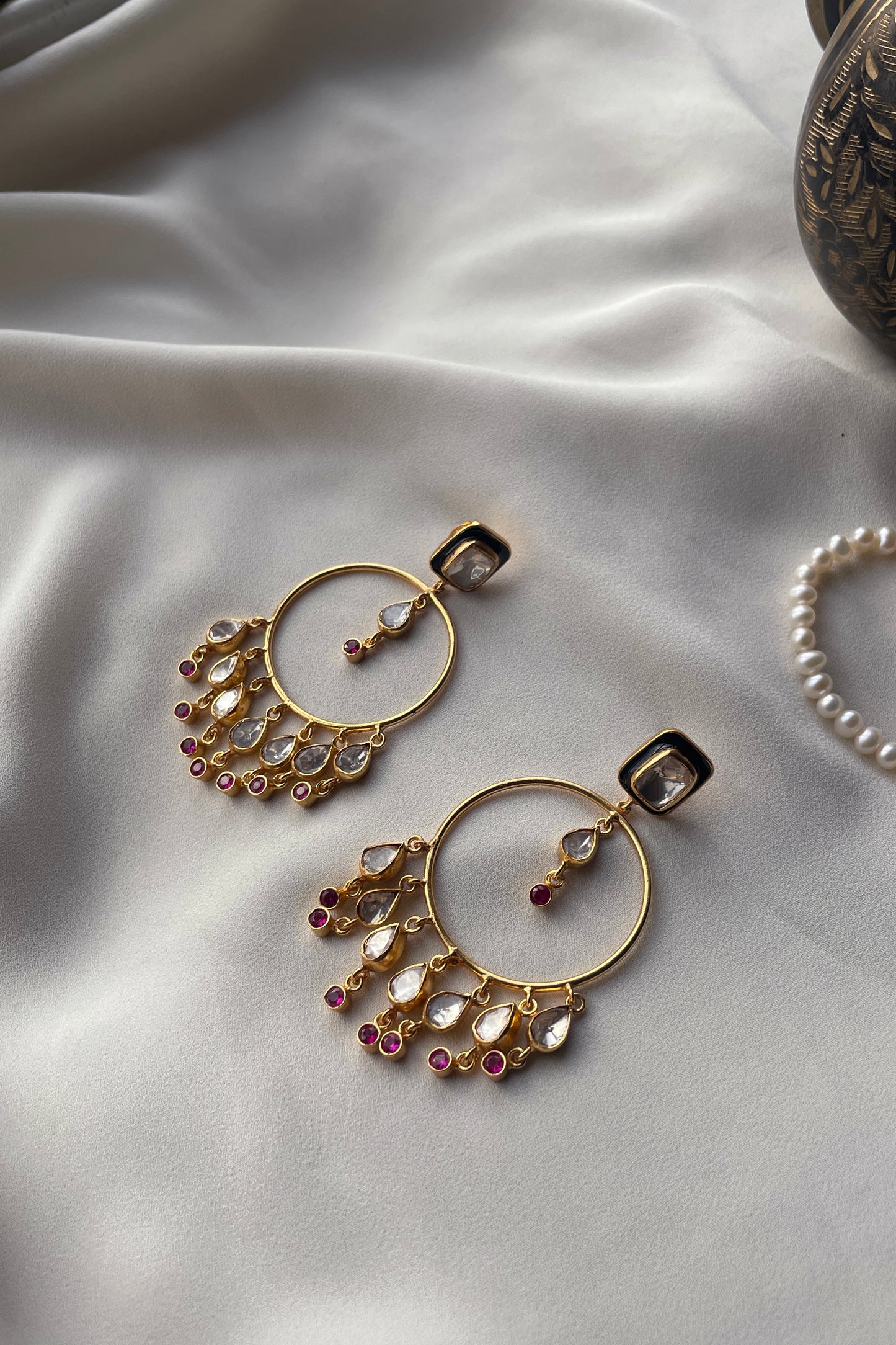 Manmohini Chandbali Earrings