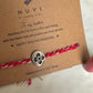 Flower Jali 925 Sterling Silver Rakhi