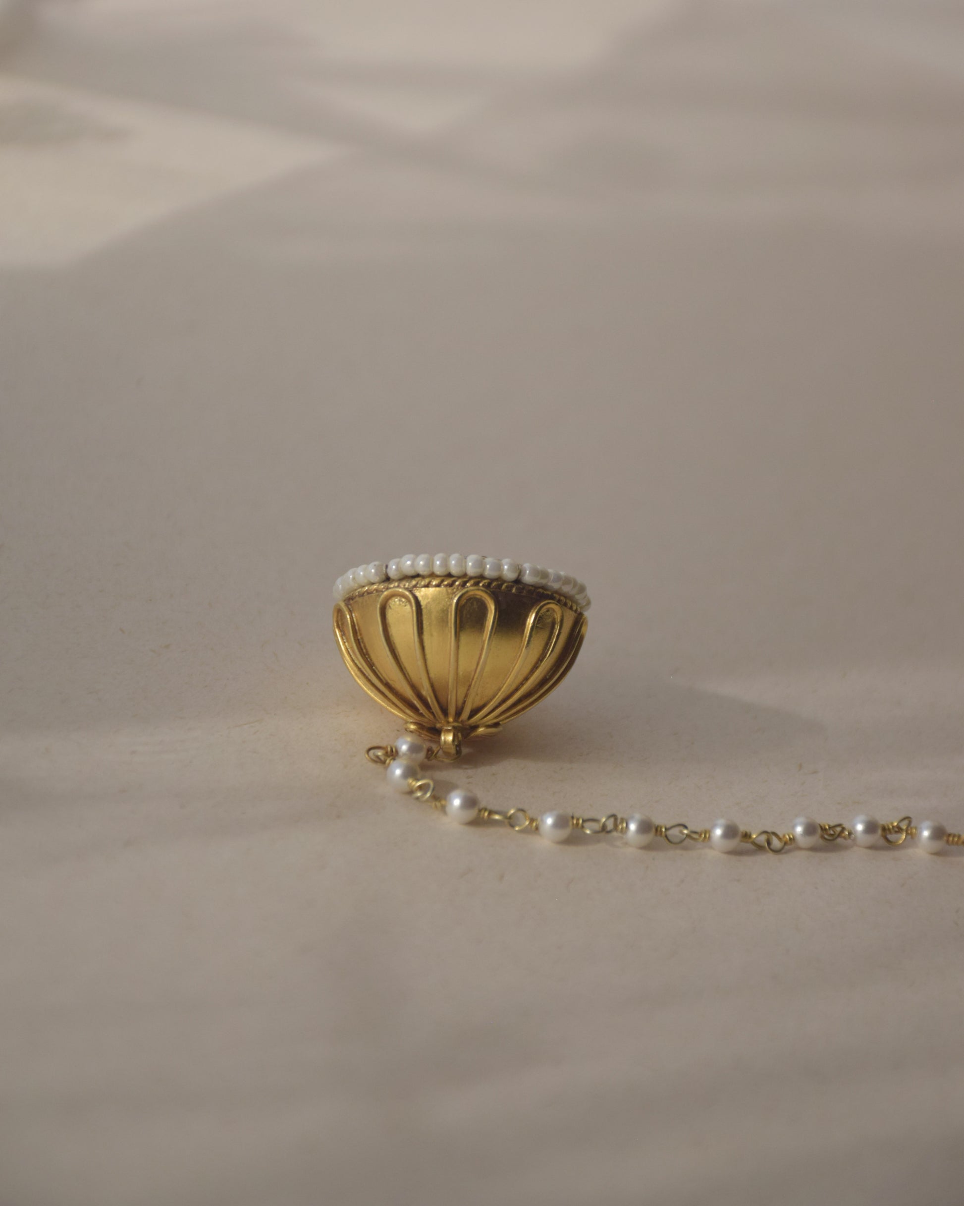 Nuvi Jewels designer Aneri Borla in 925 silver gold plated with intricate jadau stone work