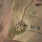 Ethnic 925 sterling silver maang tikka with gold-plated jadau craftsmanship