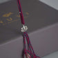 Raksha Bandhan Bhabhi 925 silver lumba rakhi with luxurious handcrafted detailing