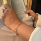 Gold-plated 925 silver Kali bracelet with slender chain and subtle shine.