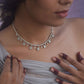 Nuvi Jewels designer Madhura Hasli in 92.5 silver featuring classic floral motifs and pearl drops
