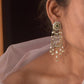 Nuvi Jewels handcrafted Pasa earrings in 925 sterling silver with gold plating and freshwater pearls