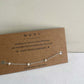 Rakhi Pearl Bracelet for Bhabhi crafted in 92.5 silver.