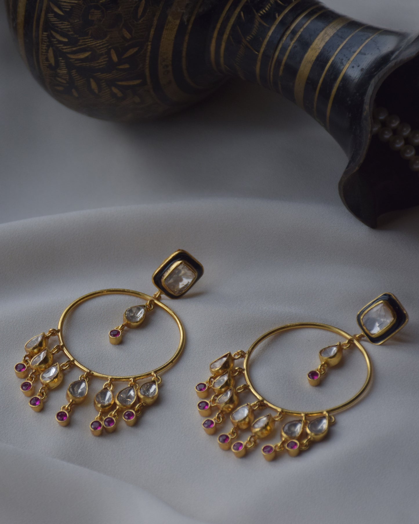 Manmohini Chandbali Earrings